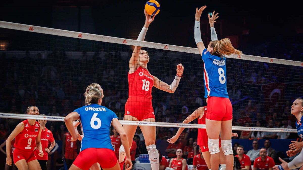 A Milli Kadın Voleybol Takımı, Çekya’ya mağlup oldu